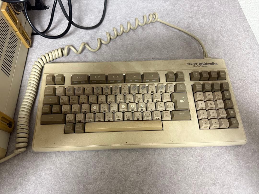 パソコン NEC PC-8801 MkII SR PC-KD551K キーボード