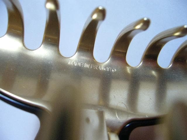 ☆美品☆レア✨アレクサンドルドゥパリ●煌めく✨蝶付きクリップ/ブラック/Mサイズ