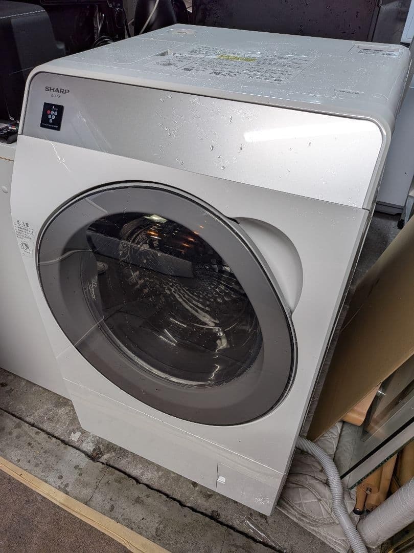大阪市内配送無料 お買い得 23年製 SHARP ドラム式洗濯機 ES-K10B