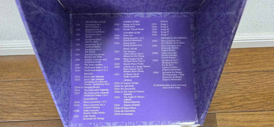 チャイコフスキー・エディション（ＣＤ60枚＋ＣＤ－ＲＯＭ１枚　限定盤）