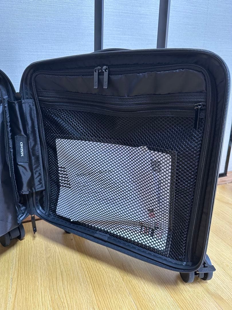 【未使用】MAIMO フロントオープン STAND Uスーツケース SSサイズ