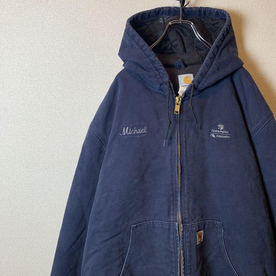 カーハート アクティブジャケット ダークネイビー XL メキシコ製 【大人気】