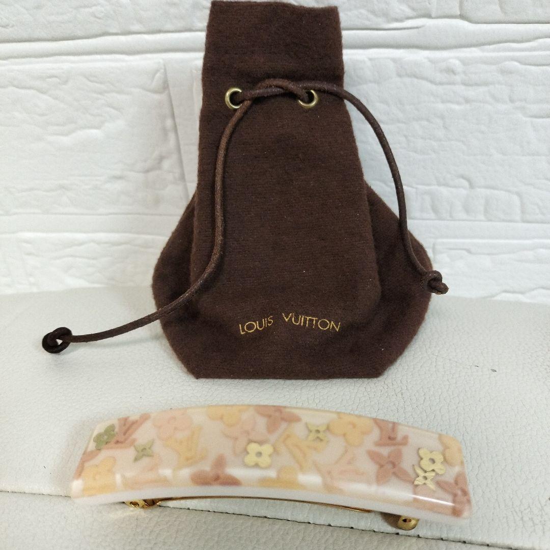 ルイヴィトン バレッタ 　ピンク 　モノグラム美品