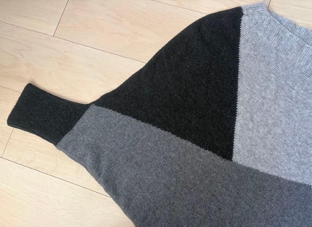 LORO PIANA ロロピアーナ NIKI.T アシンメトリー配色ニットM〜L