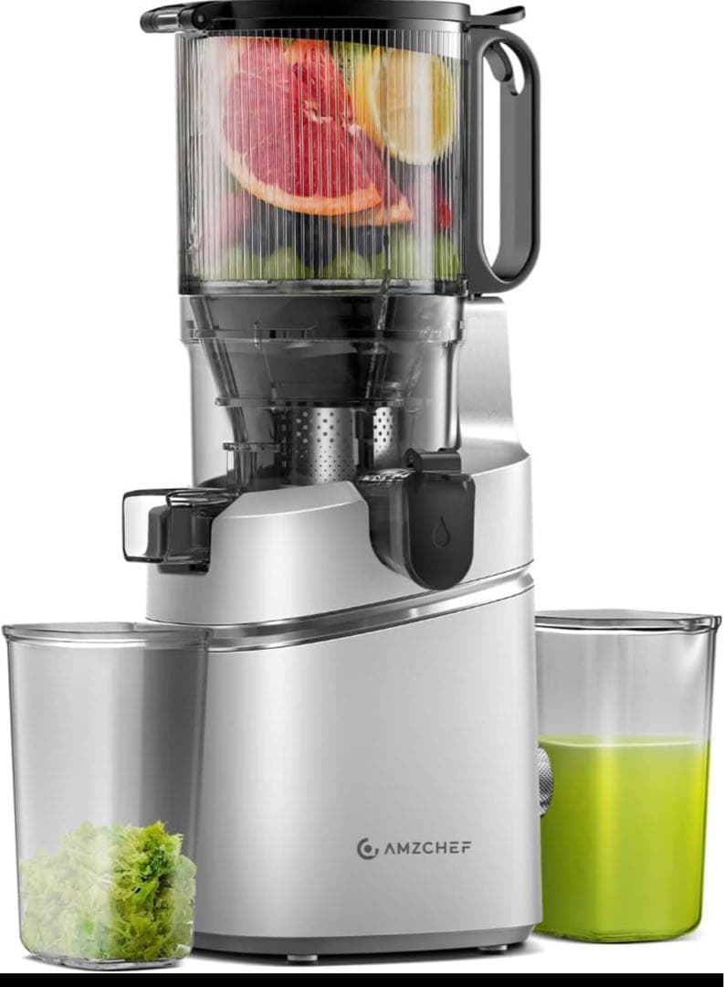 スロージューサー　1.8L 大容量　ジューサー　果物　野菜　コールドプレス