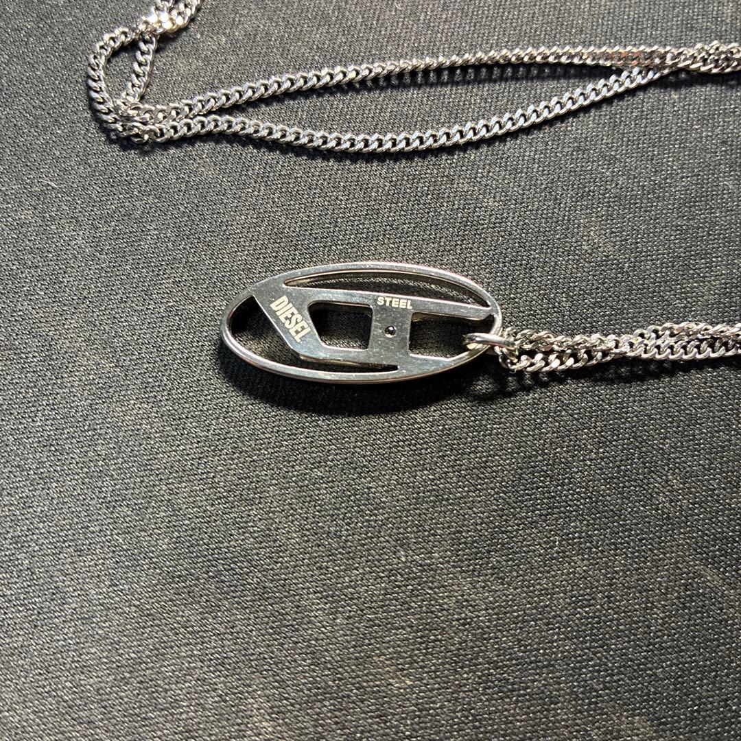 DIESEL ステンレススチール ネックレス 【箱付き】