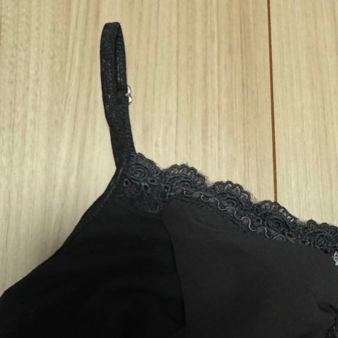 【希少】00s 美品 axes femme ビッグ リボン キャミソール 黒 M