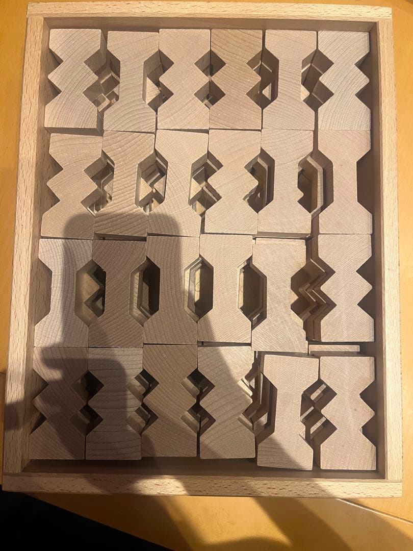 デュシマ社　ドイツ　積み木　知育玩具　フレーベル　ジグザグ