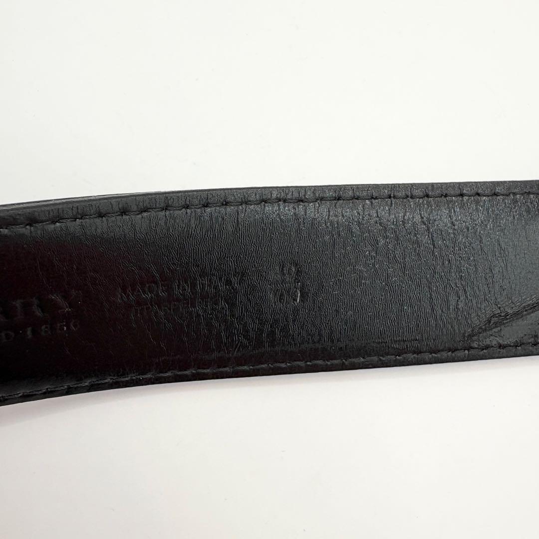 Burberry ベルト ノバチェック ブラック メンズ