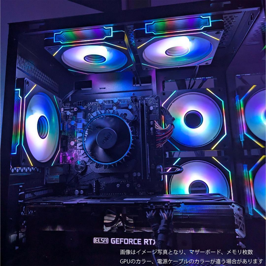 [TITANIUM]黒い光る✨ゲーミングPC✨フルセット✨RTX4070