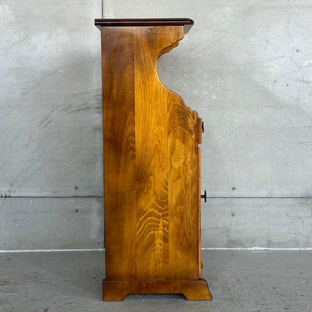 ★karimoku★ カリモク コロニアル 電話台 キャビネット｜高級木製家具