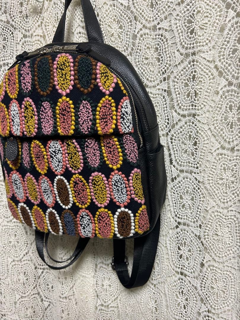 専用50923Bミナペルホネンハーフハンドメイド本革リュック タルト