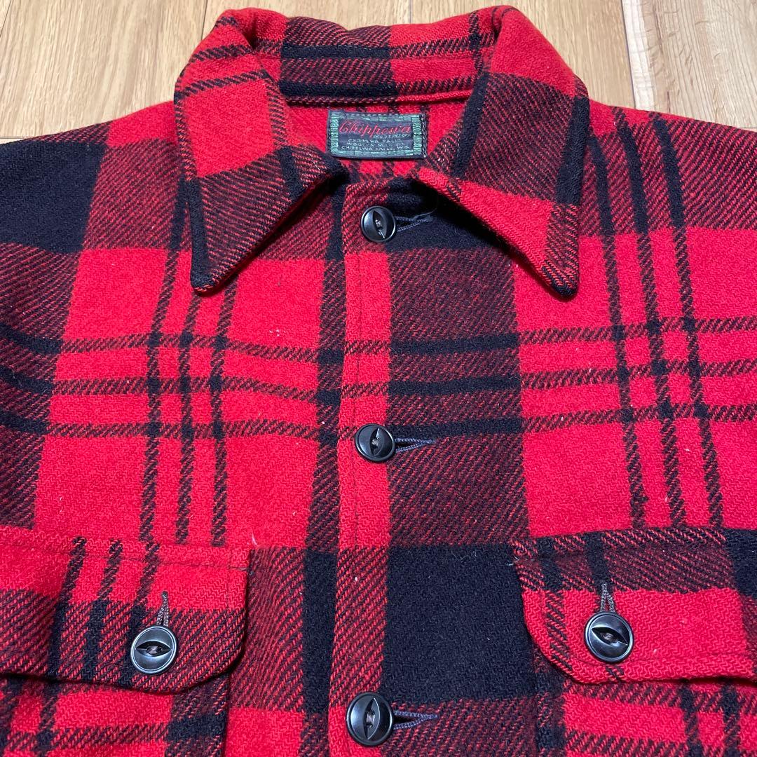 50s ヴィンテージ chippewa チペワ ウールシャツジャケット