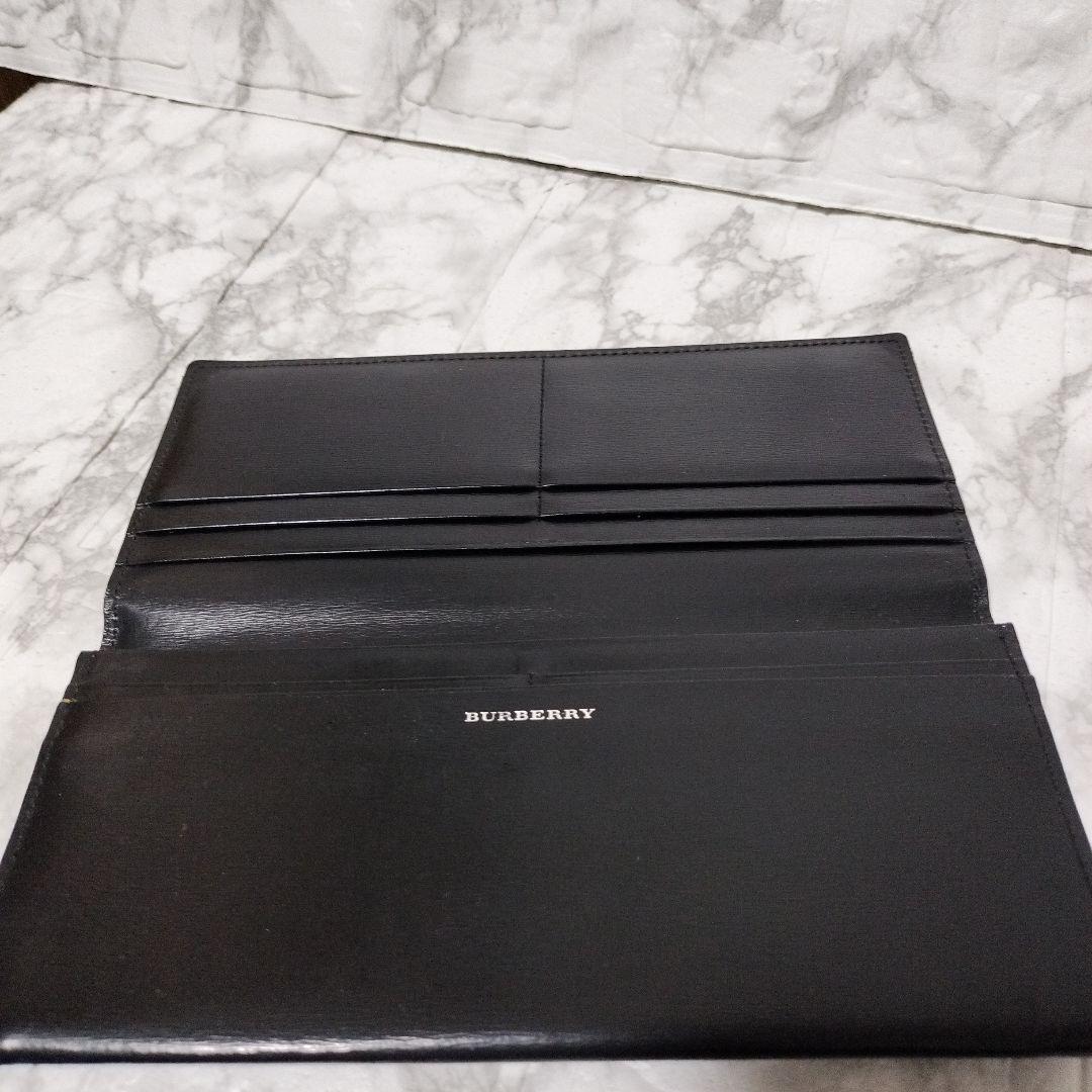 【美品✨️】BURBERRY バーバリー　ブラック 長財布
