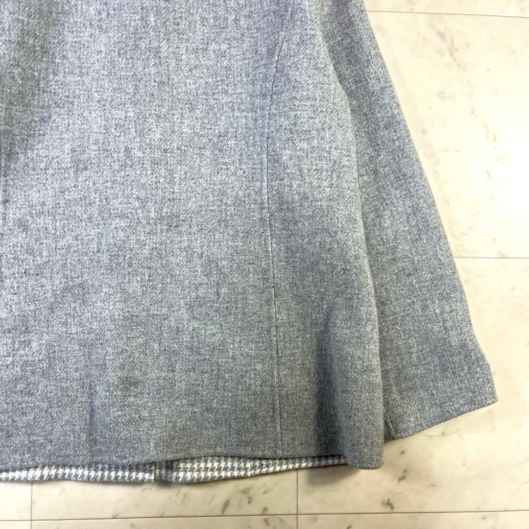 極美品♪レリアン2024AW 一重仕立てコート　定価16万　グレー　大きいサイズ