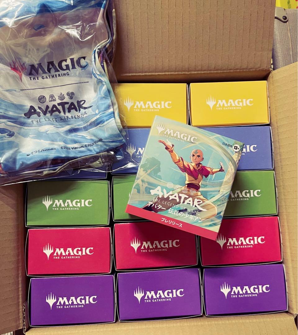 mtg アバター 伝説の少年アン プレリリースキット 15個、ポーチ5個セット