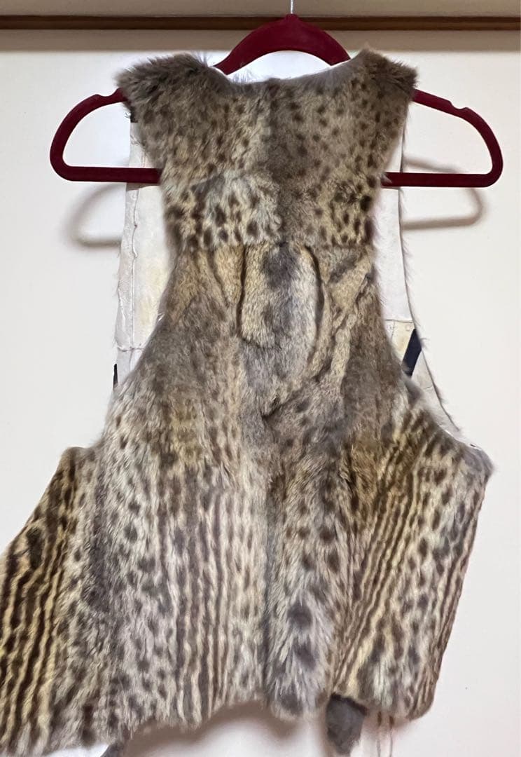 LGB. ルグランブルー 毛皮 鹿革 ファー ベスト
