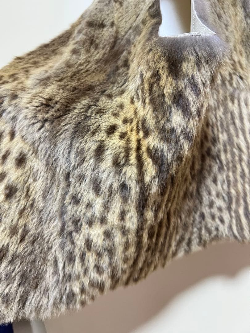 LGB. ルグランブルー 毛皮 鹿革 ファー ベスト