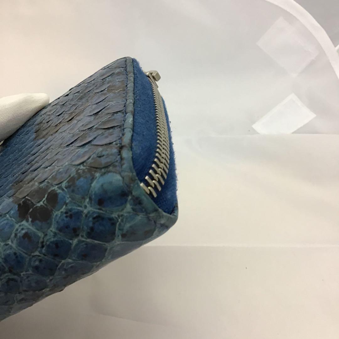 ❣️グッチGUCCI❣️ パイソン　ラウンドファスナー長財布　353227