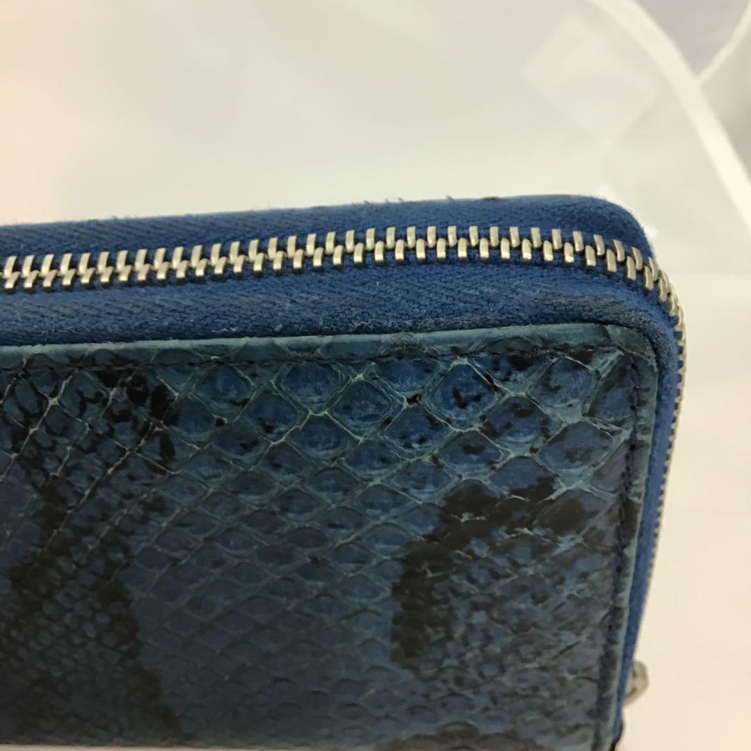 ❣️グッチGUCCI❣️ パイソン　ラウンドファスナー長財布　353227