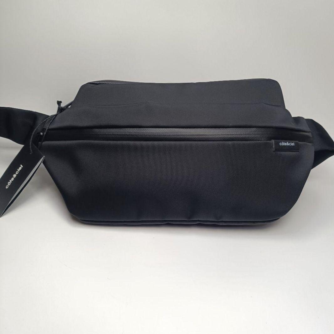 Cote&Ciel コートエシエル ボディバッグ ウエストポーチ 黒 ブラック