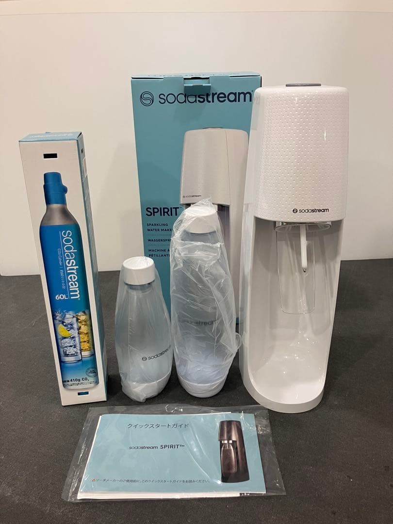 sodastream SPIRIT ホワイト 炭酸水メーカー　保証書付き