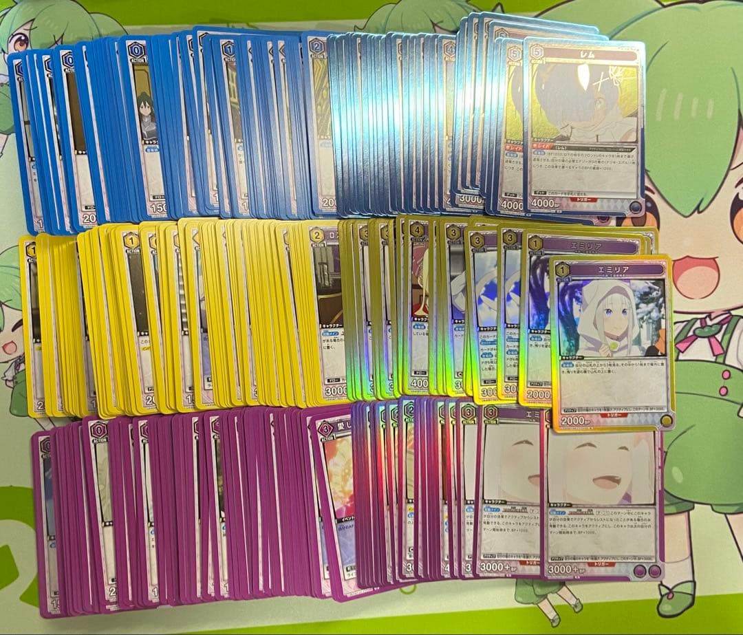 ユニアリ　リゼロ　ブースターパック　SR以下4コン　おまけAPつき