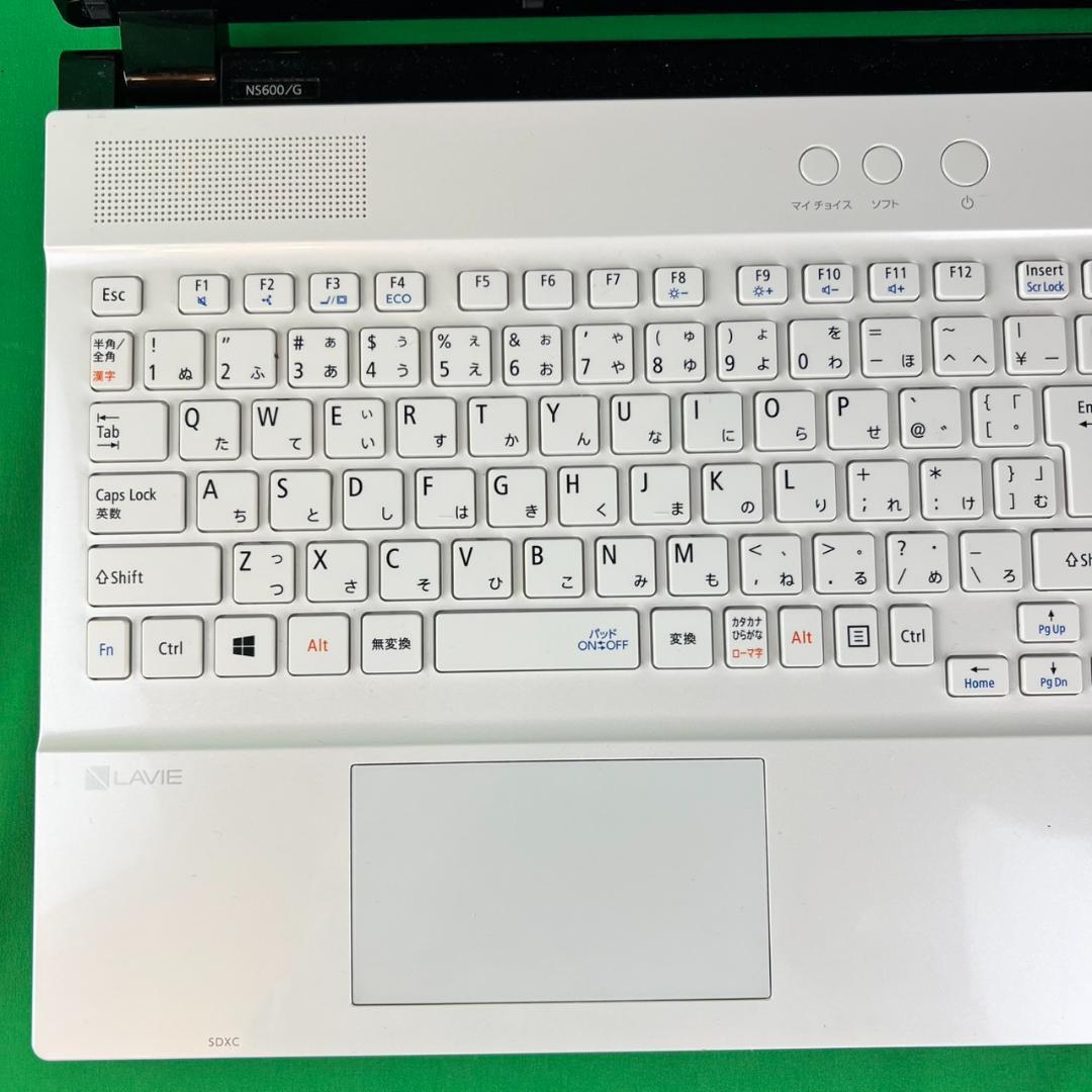 NEC　ノートパソコン　NS600/G　windows10　初期化済み