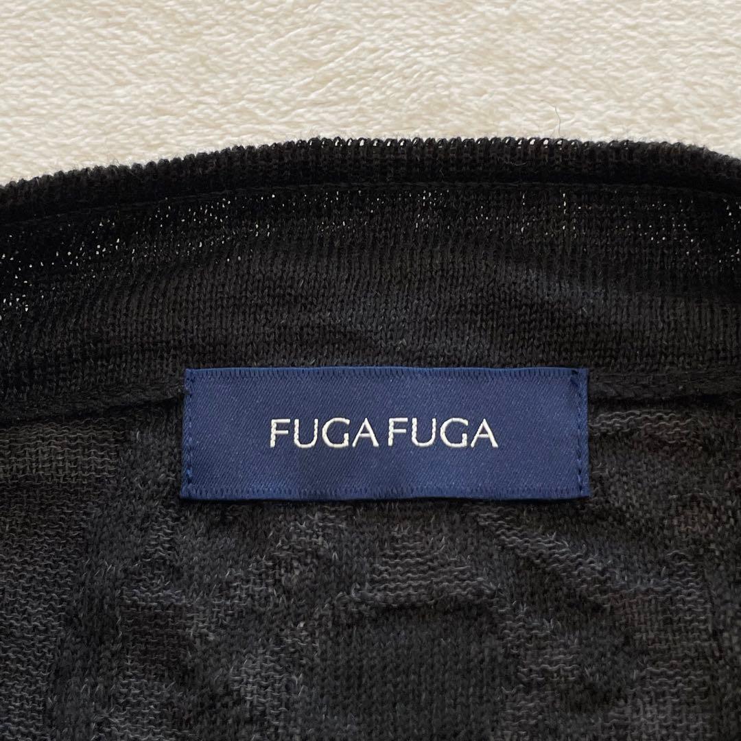 FUGA FUGA　アンティークパレードブラウス　2024年製　異素材切替　黒