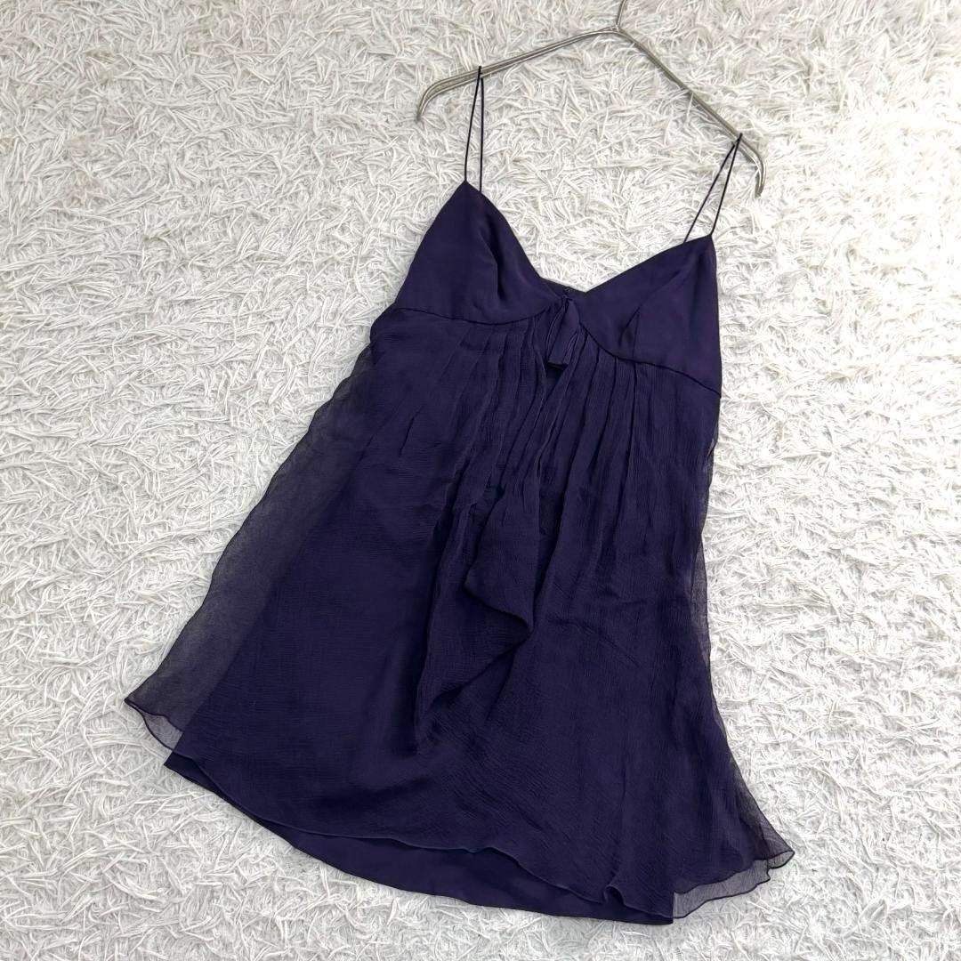 16552✨クリスチャンディオール ガリアーノ期 フリル キャミソール 40