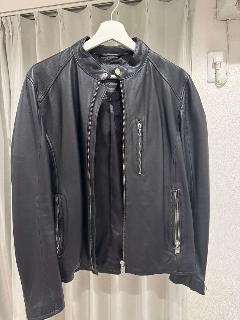 JACK ROSE◆シングルライダースジャケット/5/羊革