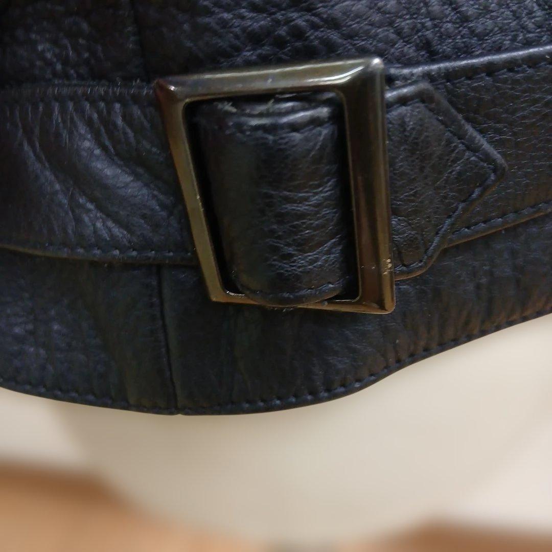 5351POURLESHOMMESシングルライダースジャケットサイズ3