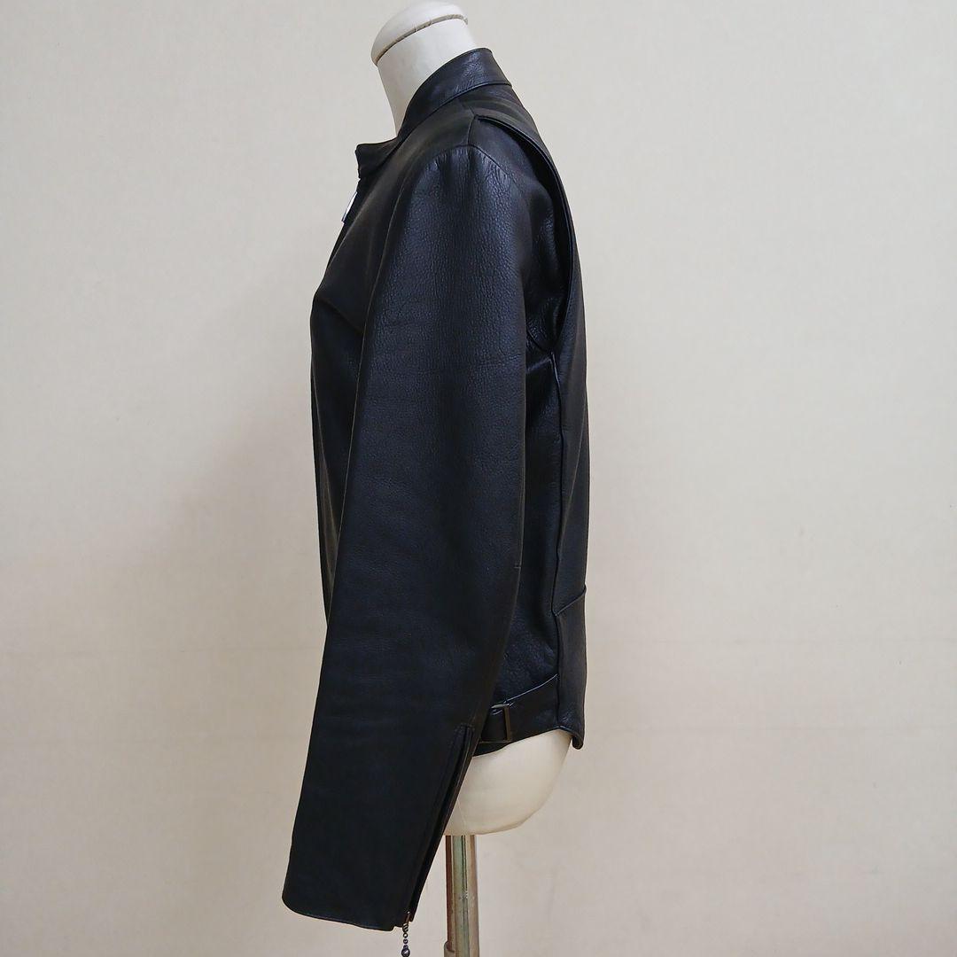5351POURLESHOMMESシングルライダースジャケットサイズ3