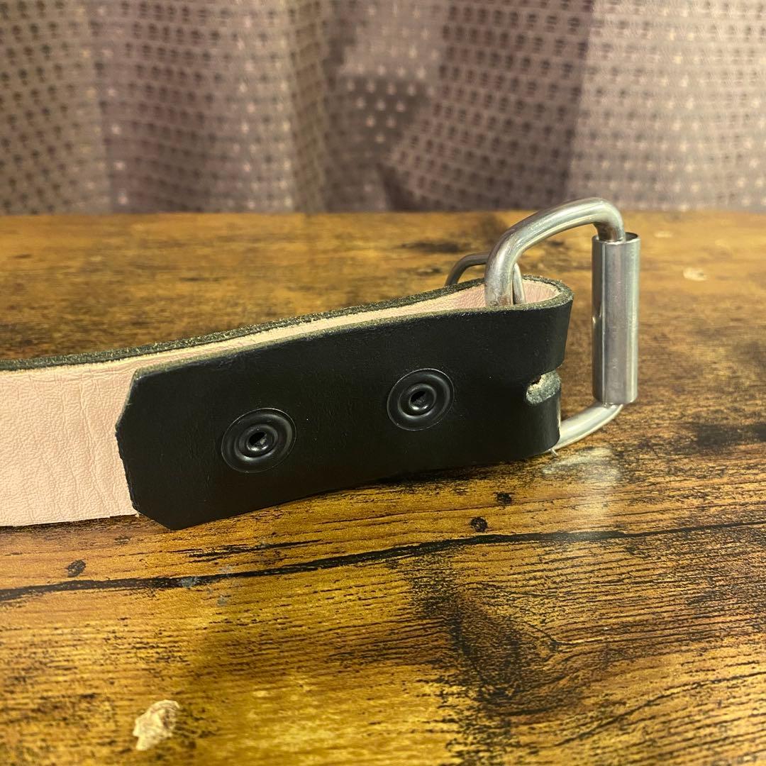 WENDY'Sウェンディーズ 2連ラージ ピラミッドスタッズ ベルト　イギリス製