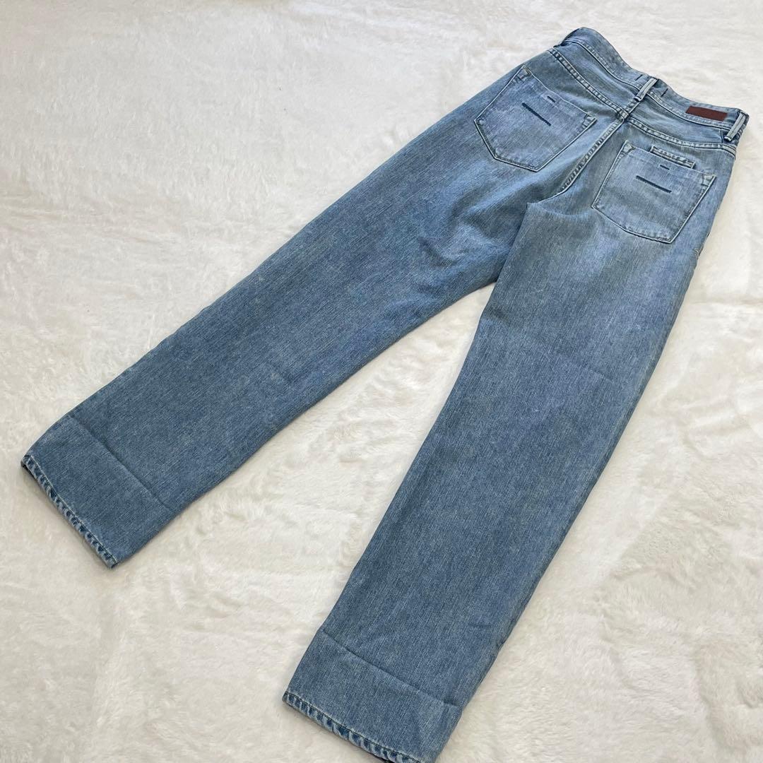 【美品】ヤヌーク ボーイズストレートLea 57111231 サイズ23