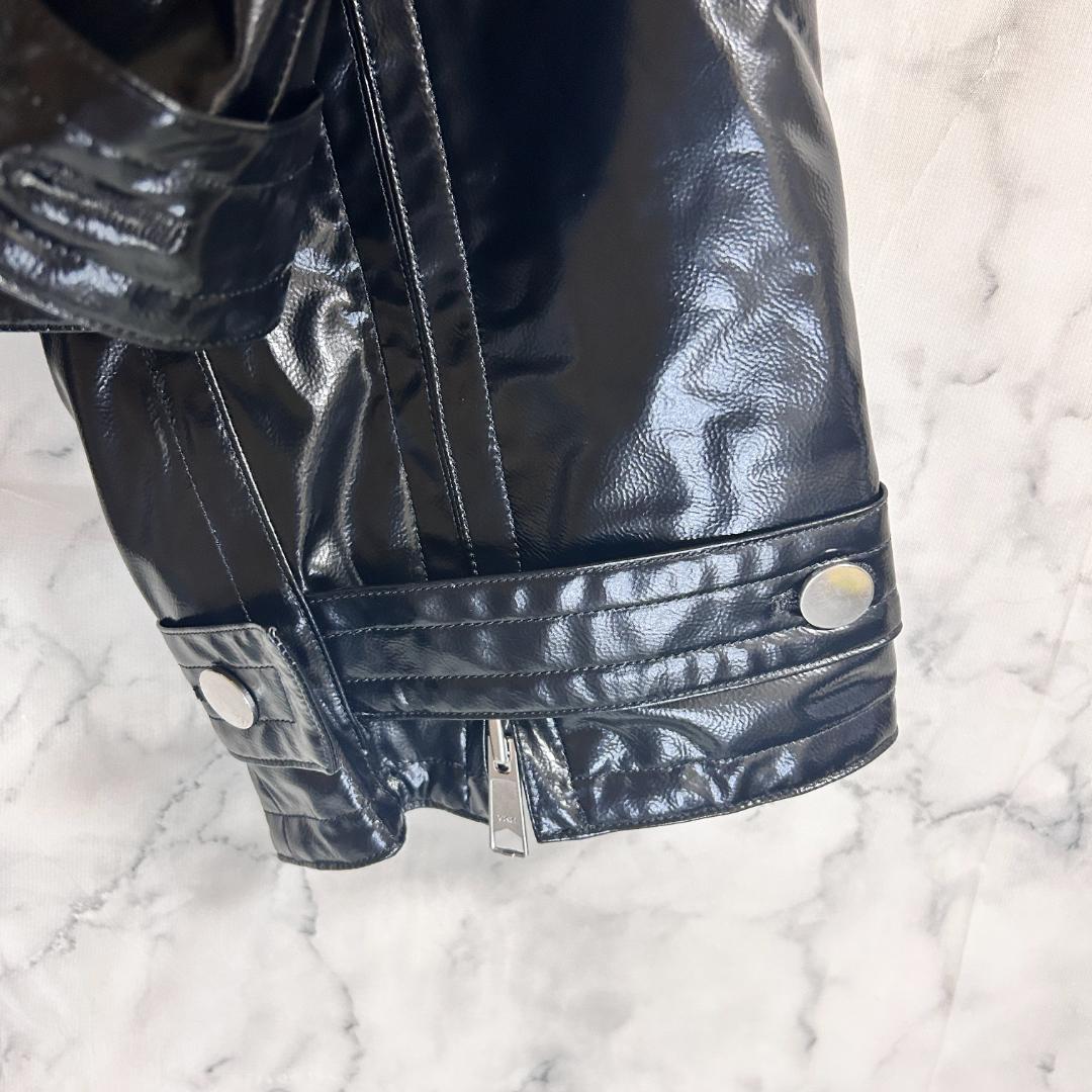 STUDIOUS ステュディオス パテント バイカージャケット