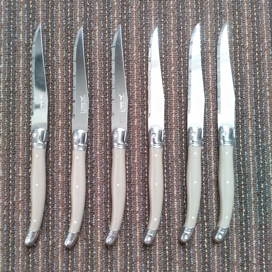【美品】LAGUIOLE　ラギオール／ライヨール　ステーキナイフ　６本セット
