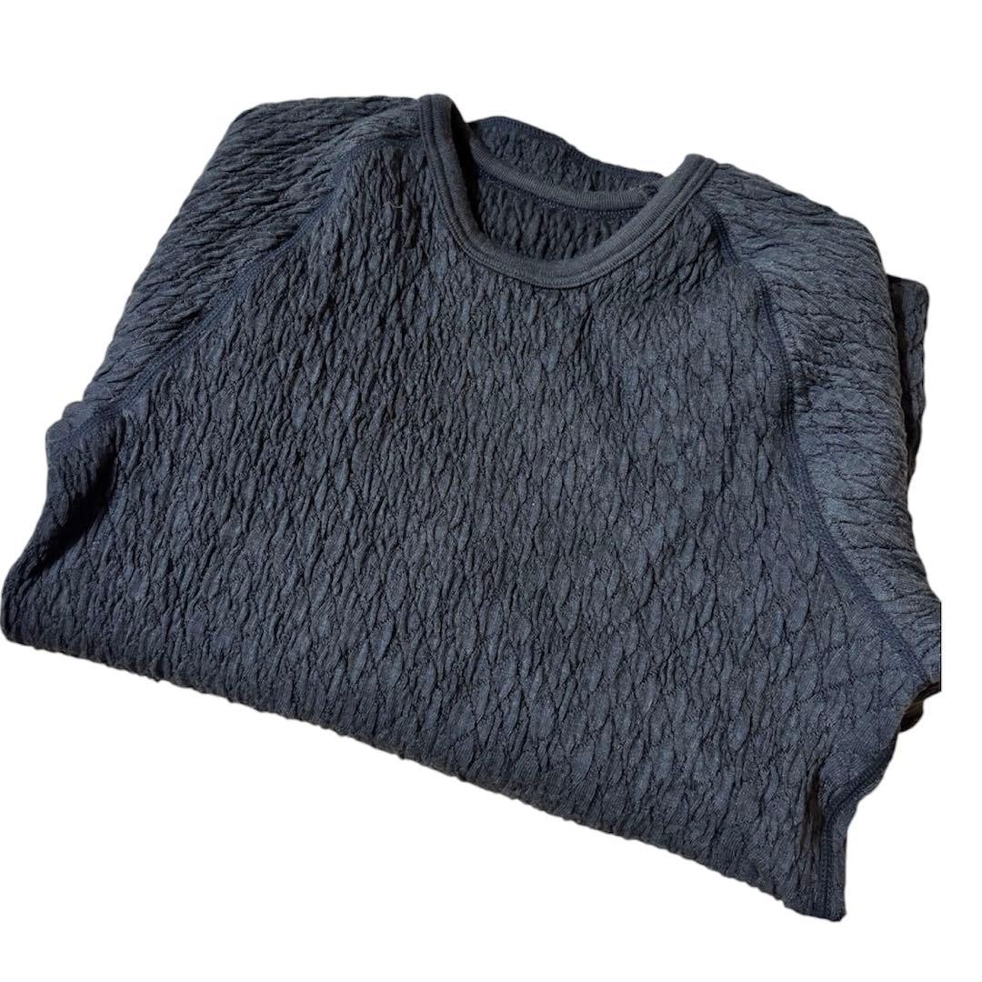 ひだまり⭐️紳士用 長袖丸首シャツ 防寒インナー あったか肌着 エベレスト S