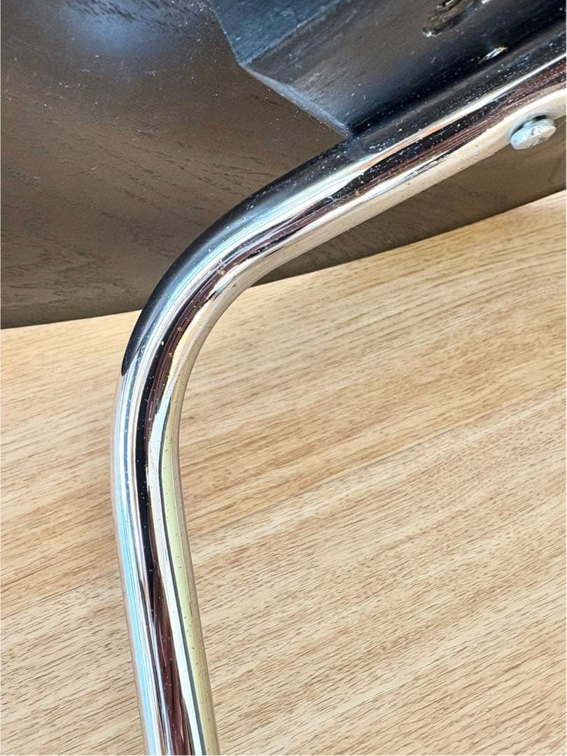 【名作】イームズ プライウッドコーヒーテーブル メタルベース CTM エボニー