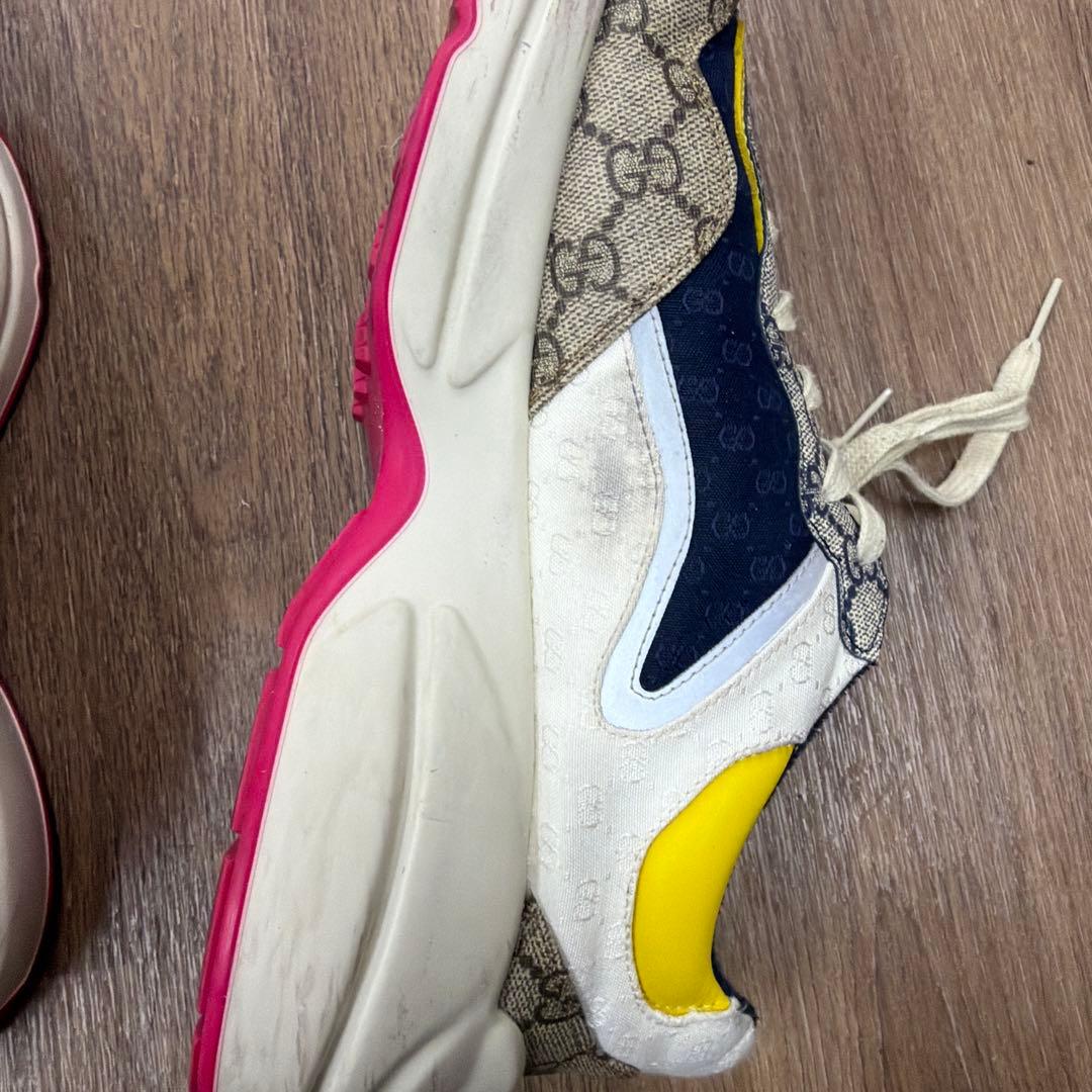 【値下げ】GUCCI グッチ　ライトン　スニーカー　GGスプリーム