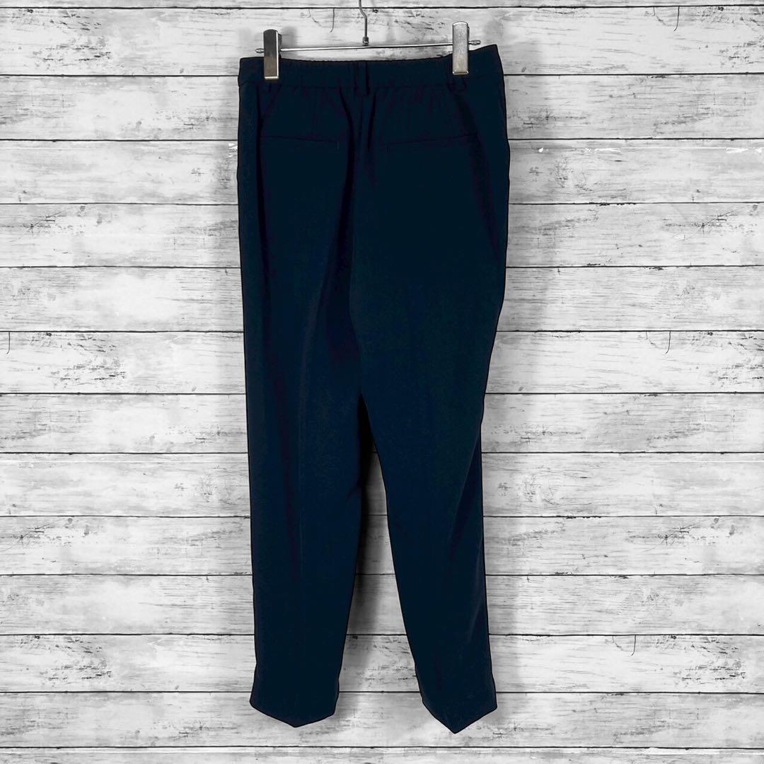 美品！ プラステ ダブルクロスカラーレス セットアップ ノーカラー ネイビー