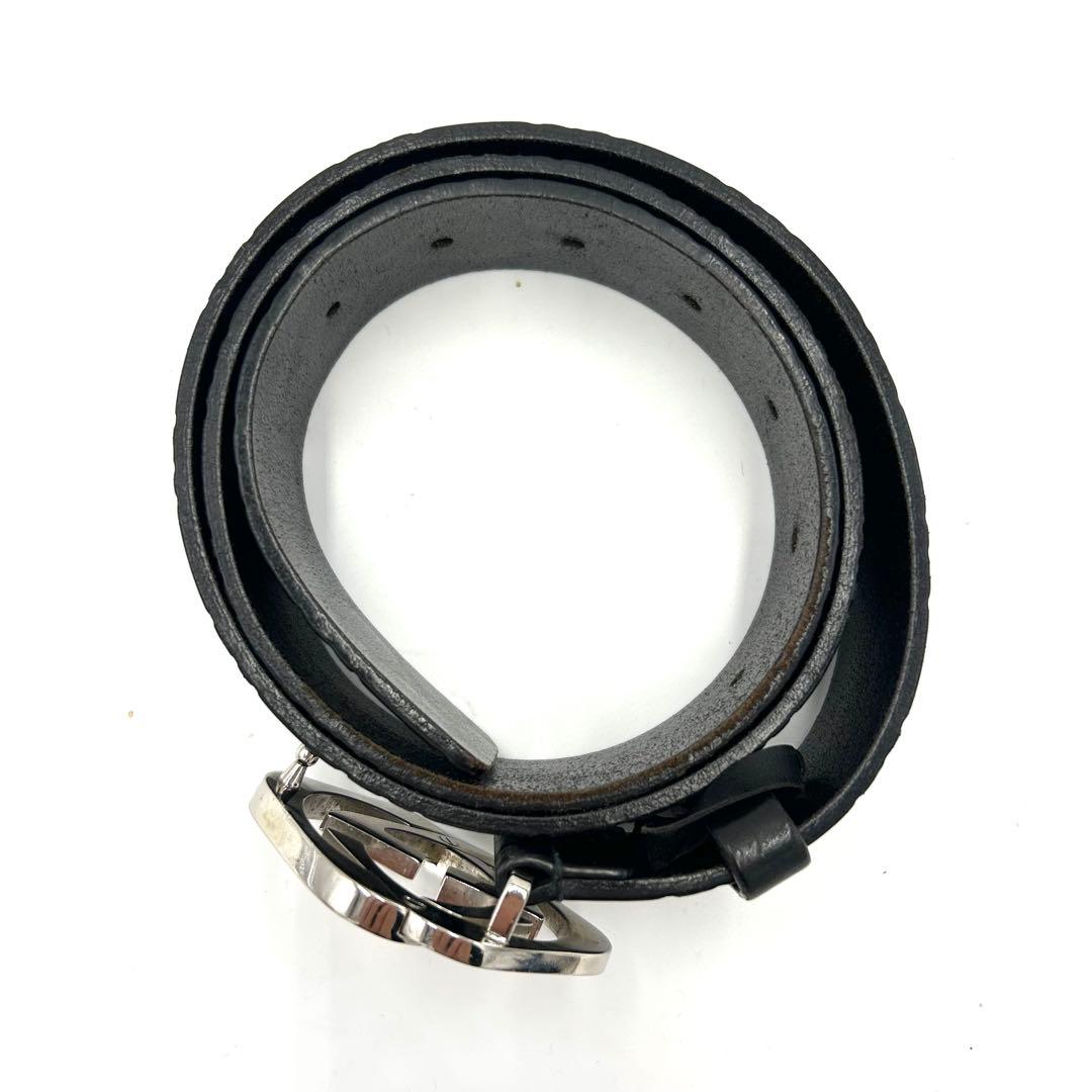 GUCCI グッチ ベルト グッチシマ インターロッキング レザー エンボス