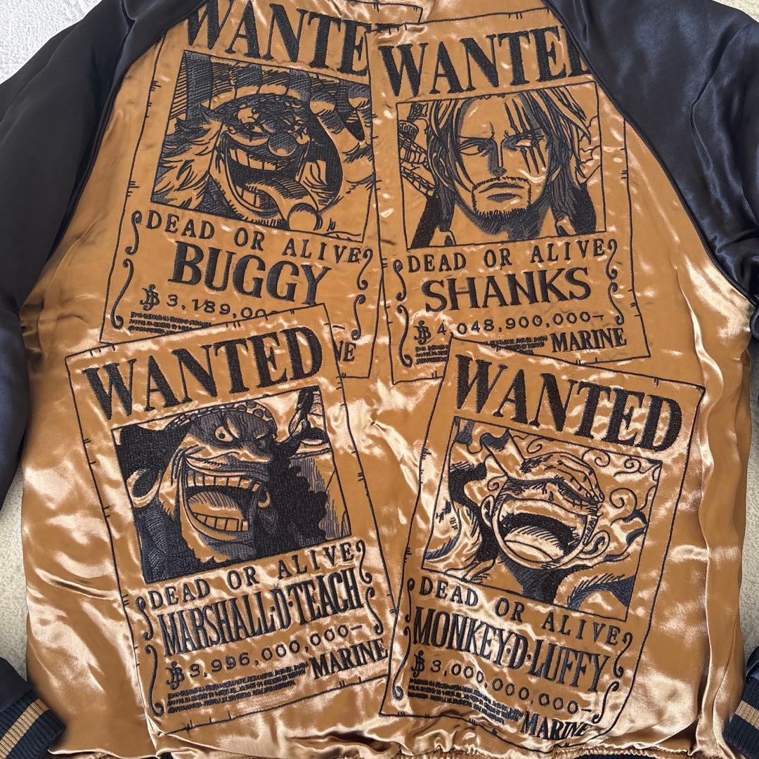 未使用タグ付き：絡繰魂 ワンピース 四皇 リバーシブル スカジャン Mサイズ