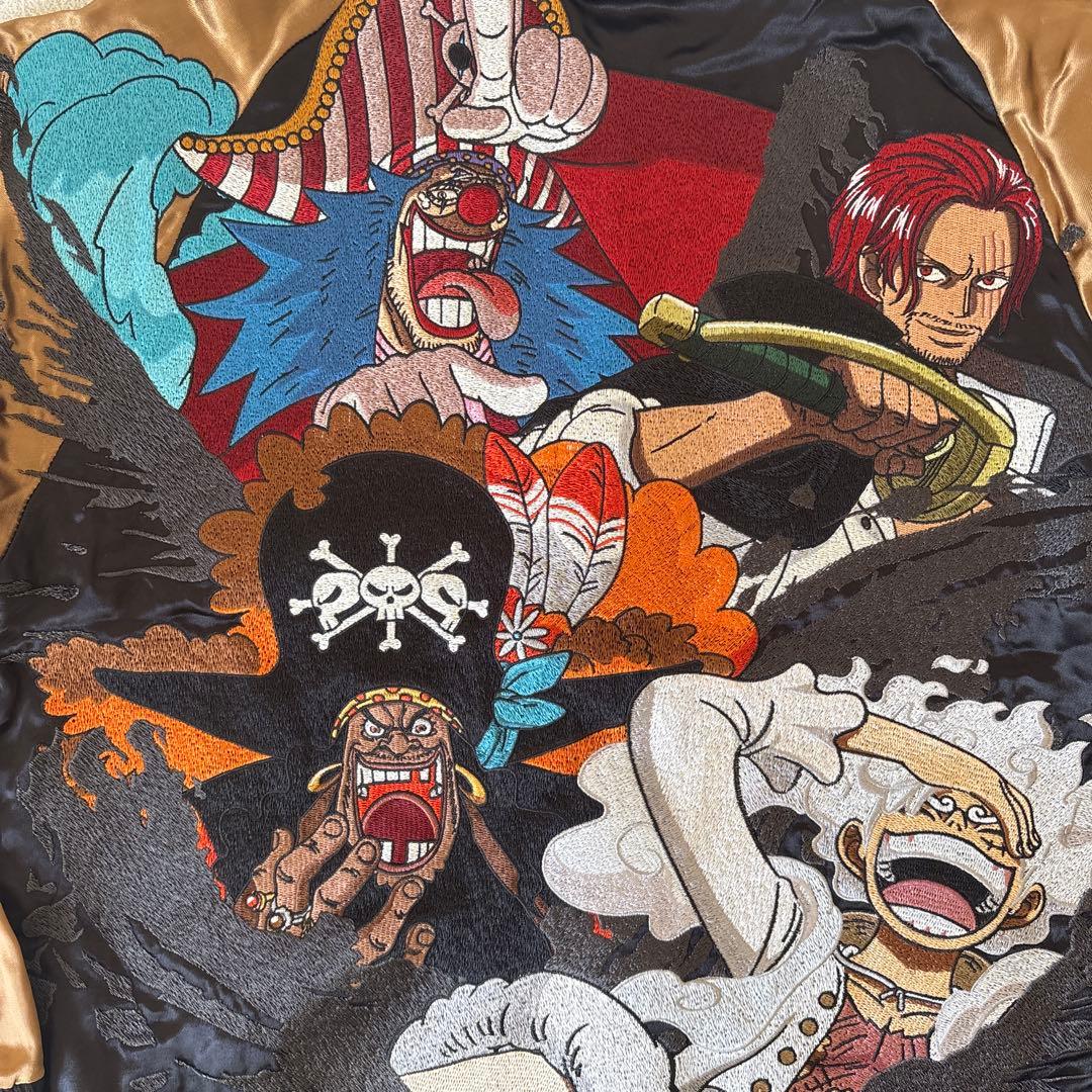 未使用タグ付き：絡繰魂 ワンピース 四皇 リバーシブル スカジャン Mサイズ