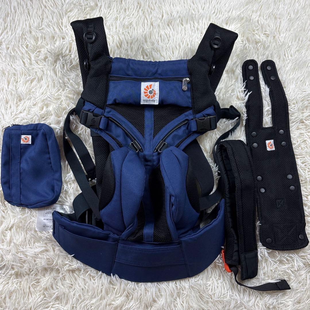 未使用級✨エルゴベビー抱っこ紐 オムニ360 クールエア メッシュオムニブリーズ