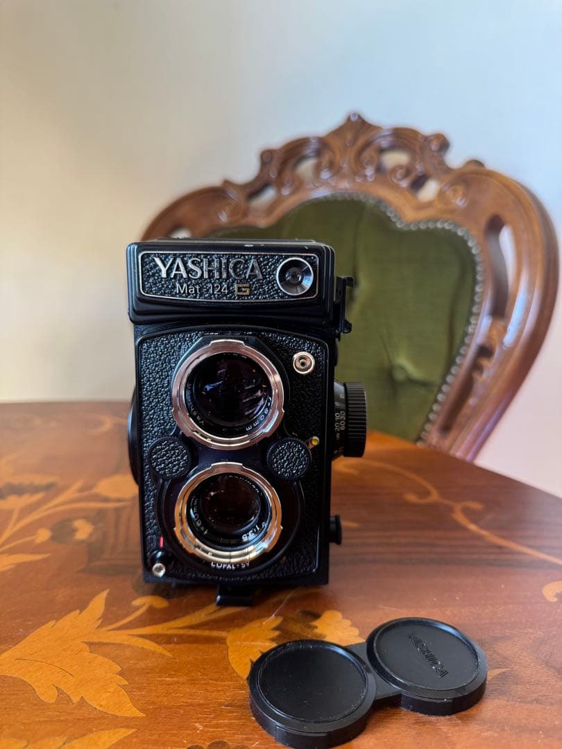 【貴重な完動品】YASHICA Mat-124G二眼レフカメラ【露出計動作OK】