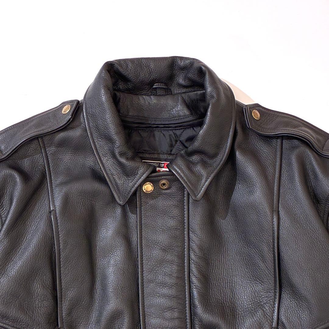 NANKAI ライダース レザージャケット キルティング ライナー付き