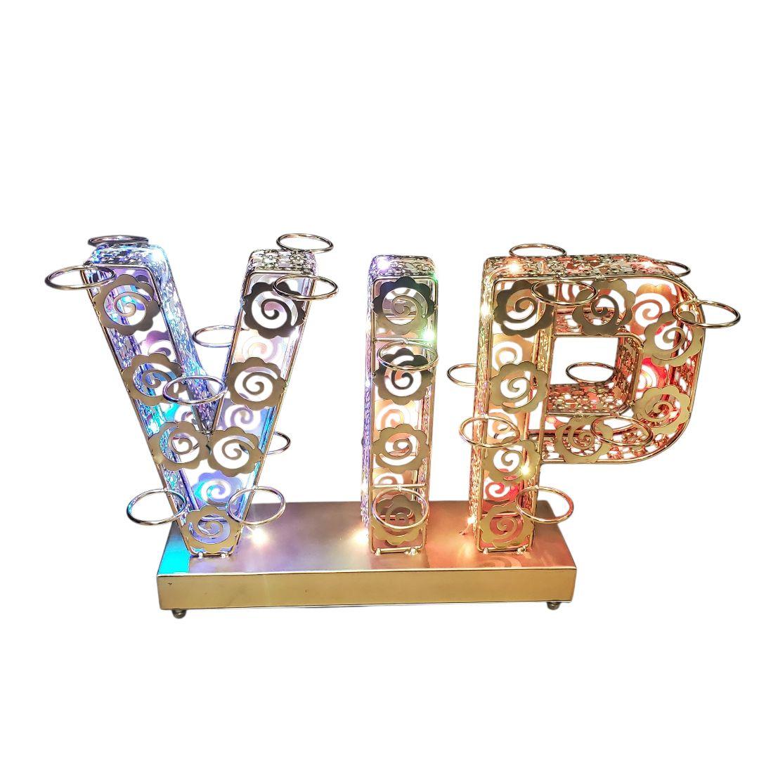 テキーラ観覧車 LEDワインラック VIP電飾スタンド カクテルホルダー 照明