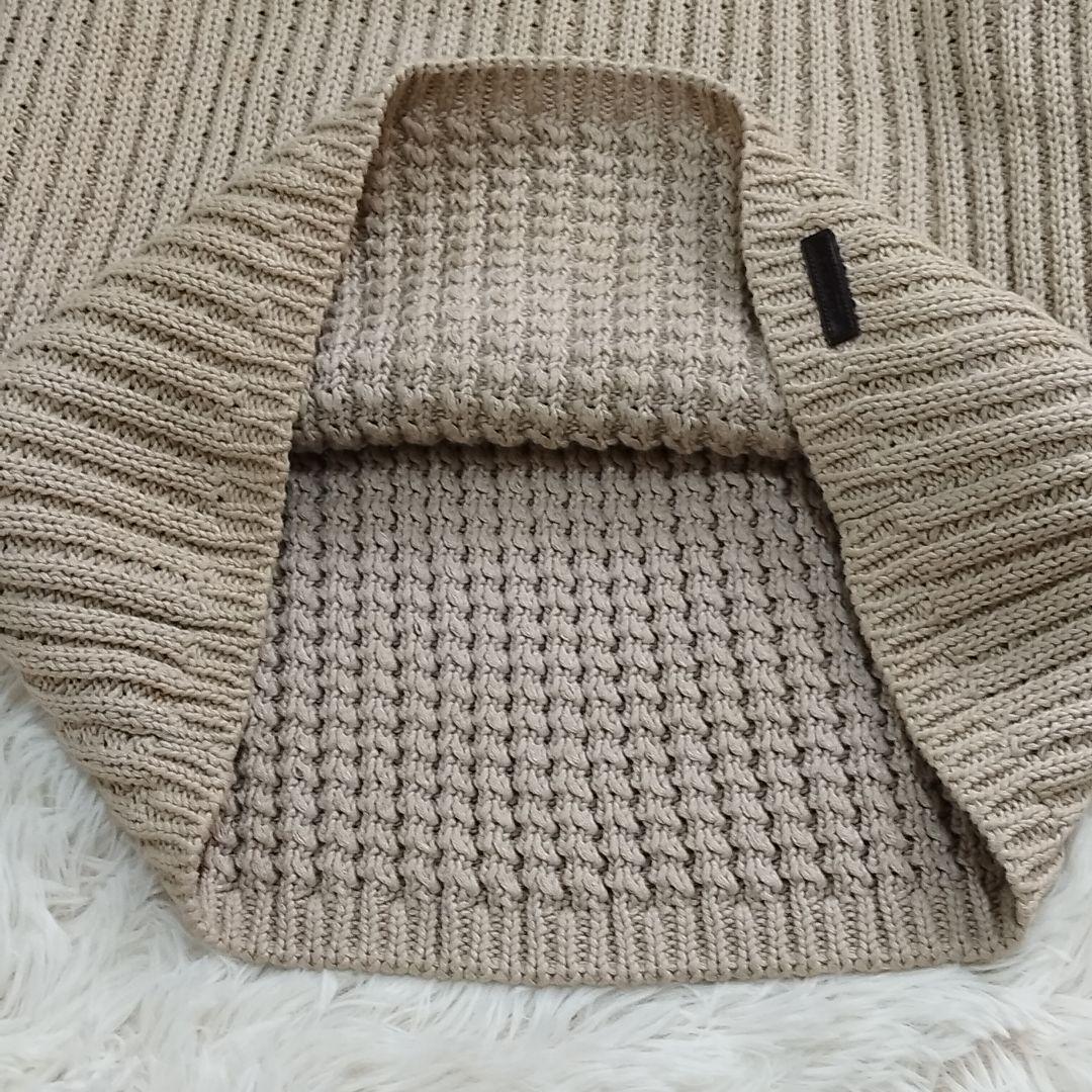 18239✨ルイヴィトン リネン コットン ニット セーター XS ベージュ