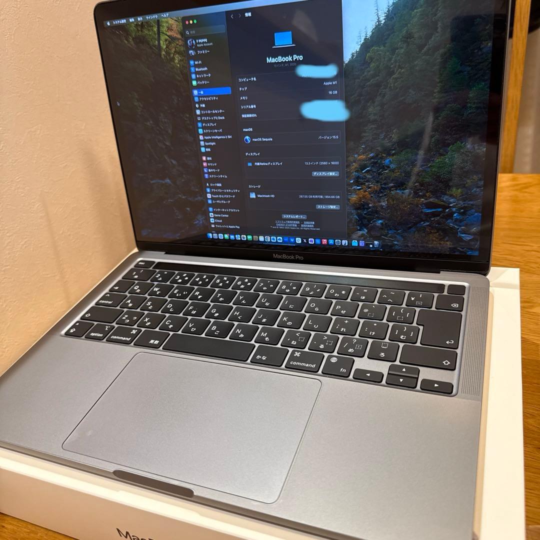 Macbook pro M1 16gb SSD1tb 美品